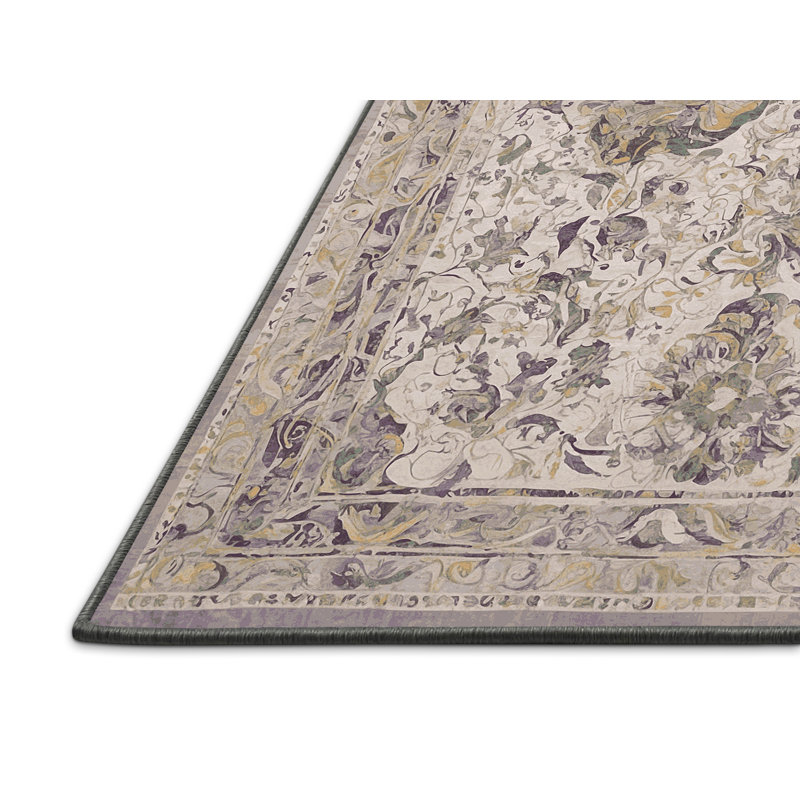 Silky Soft Plush Gray Area Rug, Round 7'