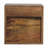 Solid wood Floating Mini Classic Bedside, Wall-mounted, 1-Drawer, 1 Open Slot, Light Brown