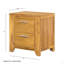 Table de chevet 20,7 x 15,4 x 22 po