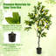 Faux citronnier 48 po en pot-555582513