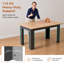 Extendable Dining Table 120-160cm, Nature Wood