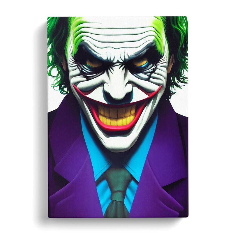 CAN-V0523-2495X The Joker Vol.2 - Wrapped Canvas Print, 60cm H x 40cm W x 3cm D