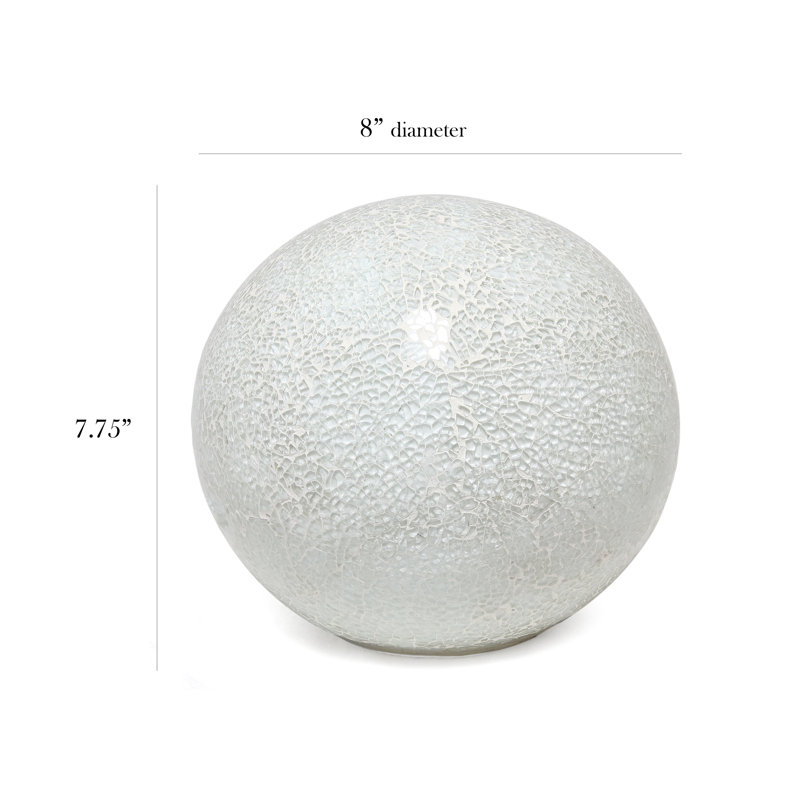 Brathwaite Ceramic Globe Lamp, White