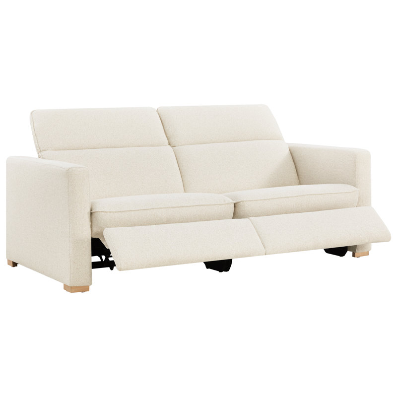Canapé inclinable électrique 2 pièces Becki Owens pour Joss & Main avec appui-tête ajustable, Lena Linen Polyester