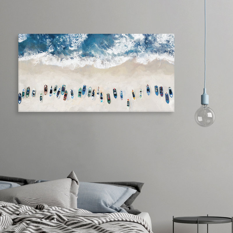 Plage inférieure - impression sur toile tendue