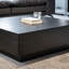 Table basse carrée en bois manufacturé noir-1304750121