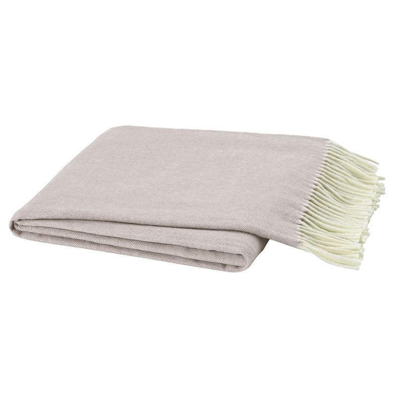 Italian Herringbone Throw Blanket, Smoke