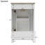 Petit meuble-lavabo moderne de 20 pouces avec lavabo en céramique, solution de rangement compacte et élégante-354745419