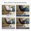 Chaise de bureau pivotante à 360 °, chaise moderne avec base en métal-279080848