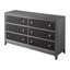 Commode double l 6 tiroirs Randahl