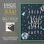 Space Cow Alphabet, reproduction encadrée - bois massif-1509586461-1509586449