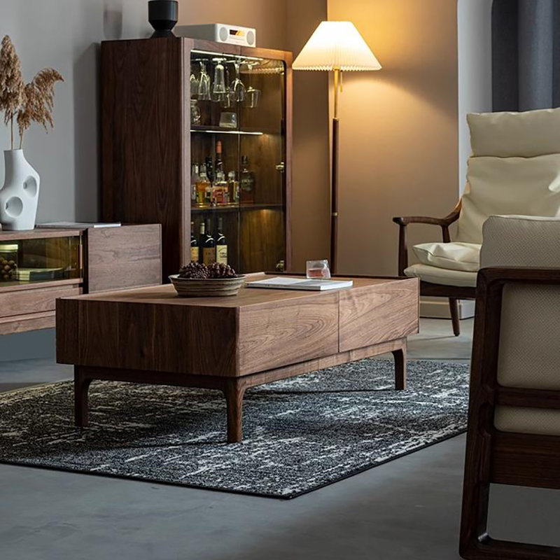 Table basse simple et moderne, H 15,7 po x L 43,3 po x l 23,6 po