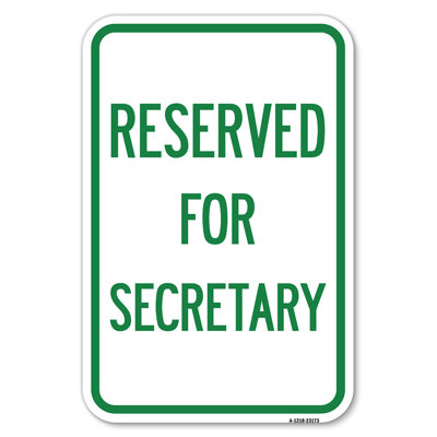 Reserved For Secretary/23173