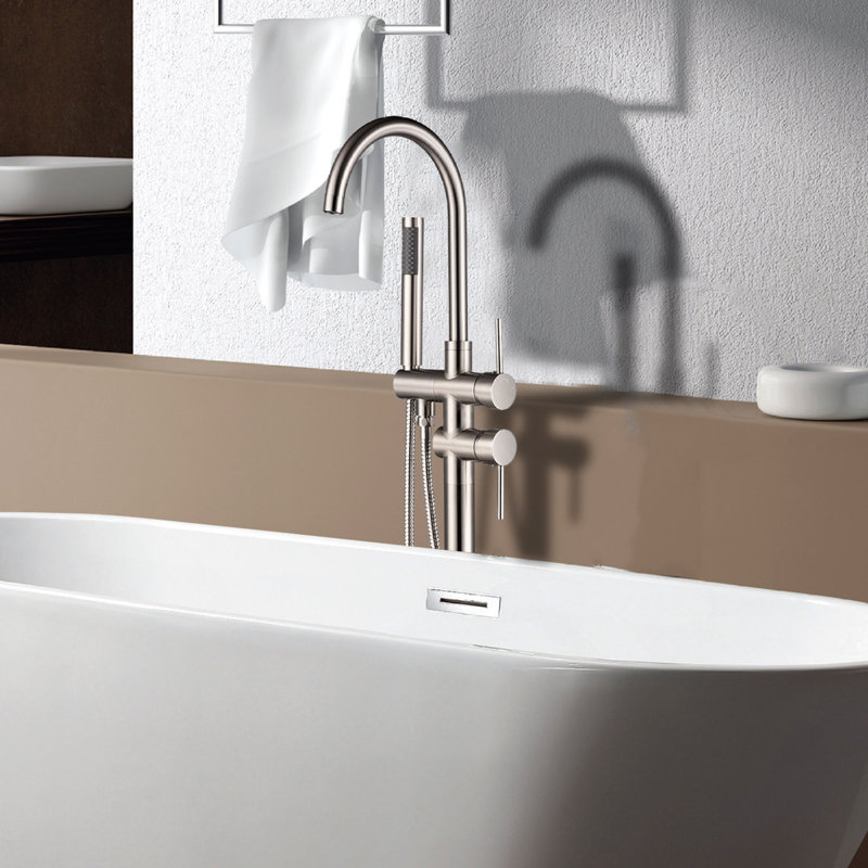 Jaryd Floor Tub Spout with Diverter