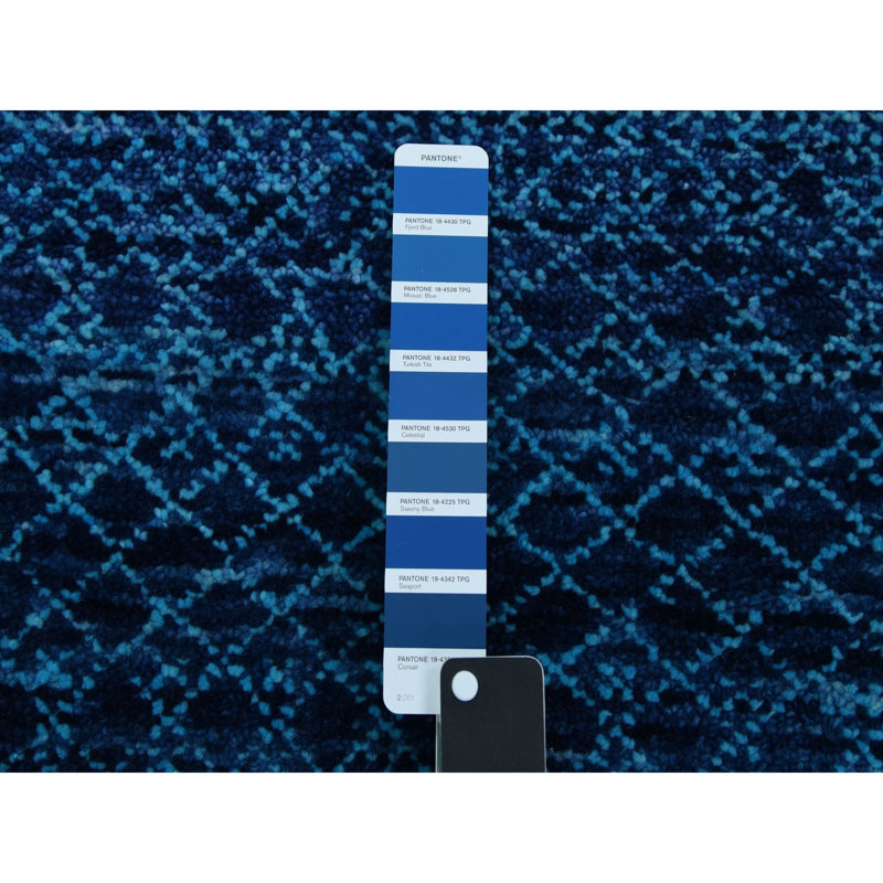 Sawda One-of-a-Kind Rectangle 9'1" X 11'8" New Age Area Rug in
