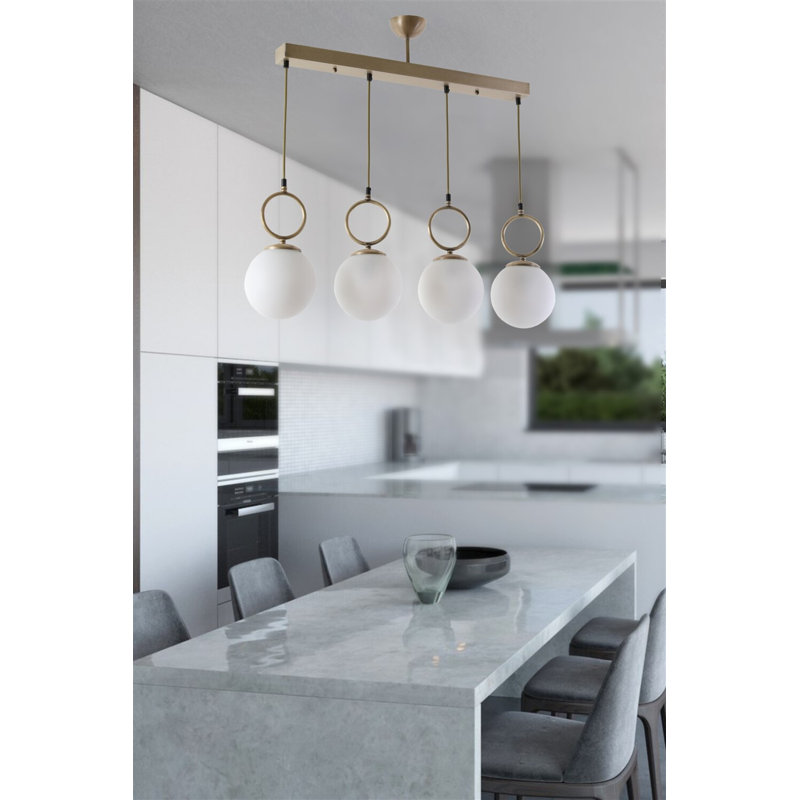 Lustre scandinave Glam, 100% métal, hauteur réglable, 25,6 po x 6,3 po | Peinture séchée au four avec revêtement en culbutage | Douille E27 de 40 W maximum, finition blanche élégante pour les solutions de décoration et d'éclairage modernes