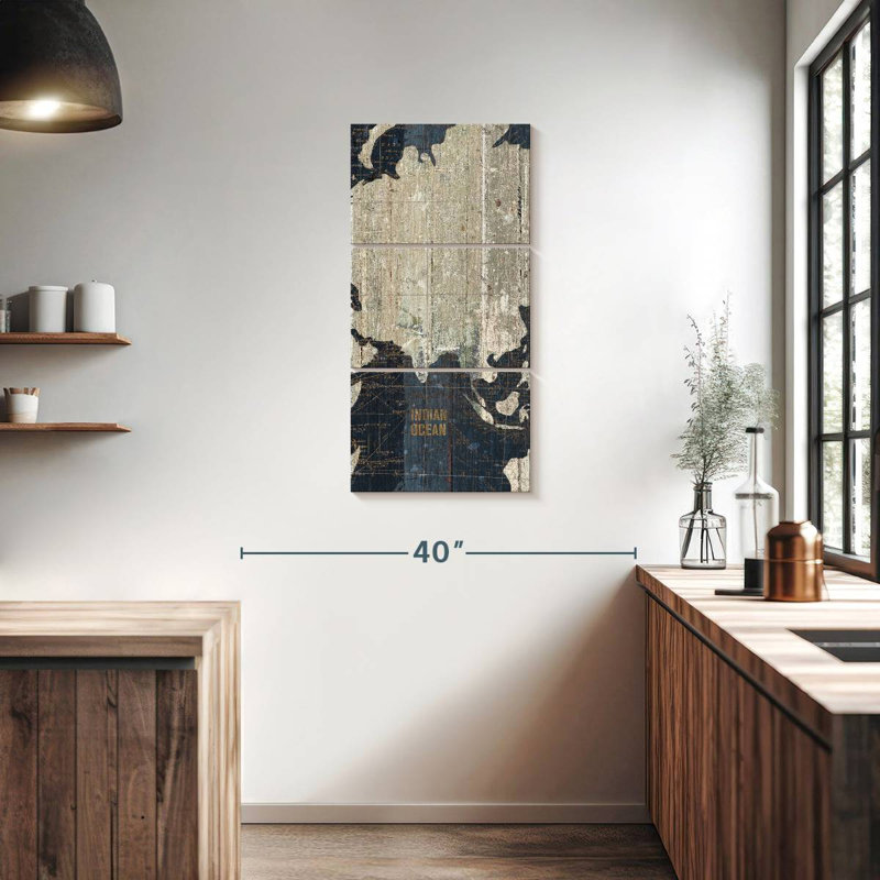 Old World Michelle Blue IV, 38" H x 18" W