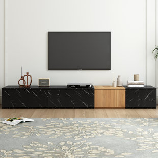 TV Stand With 4 Storage Drawers