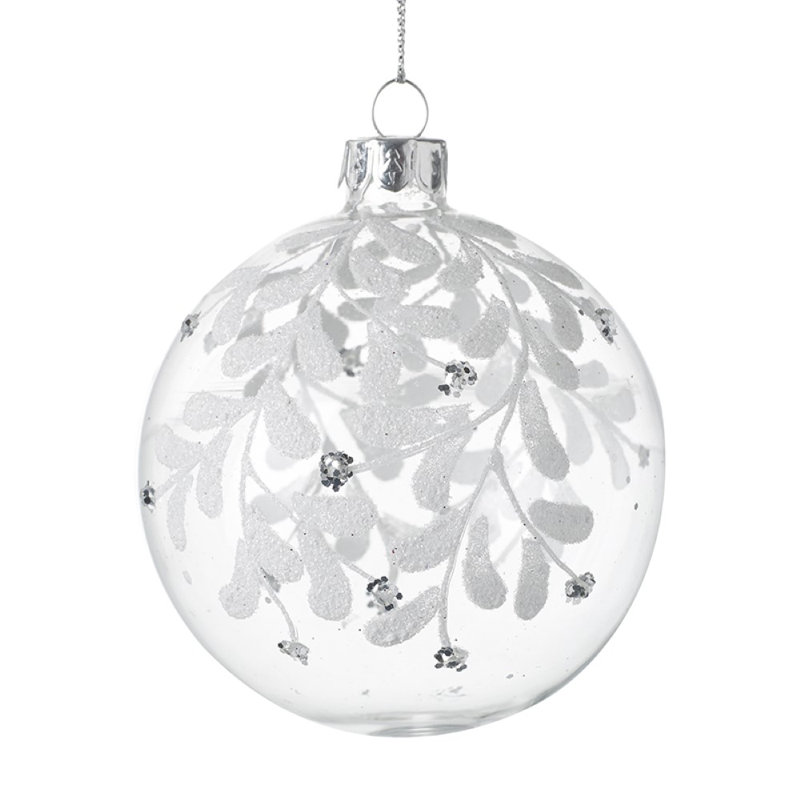 8cm Glass Bauble