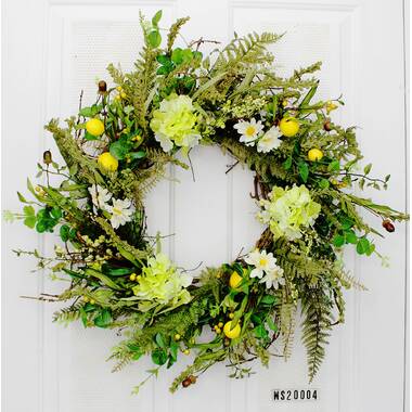 Rosalind Wheeler 24 Foam Wreath & Reviews