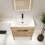 Meuble-lavabo 30 po avec lavabo et portes à fermeture en douceur-2032472657