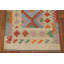 Tapis géométrique en laine pour vestibule Kilim