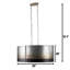 Luminaire suspendu ovale / linéaire 6 lumières Cannery-1670823993-1670823992