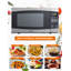 Four à micro-ondes de comptoir commercial en acier inoxydable 21,7 po 1,6 pi cu CHM Series