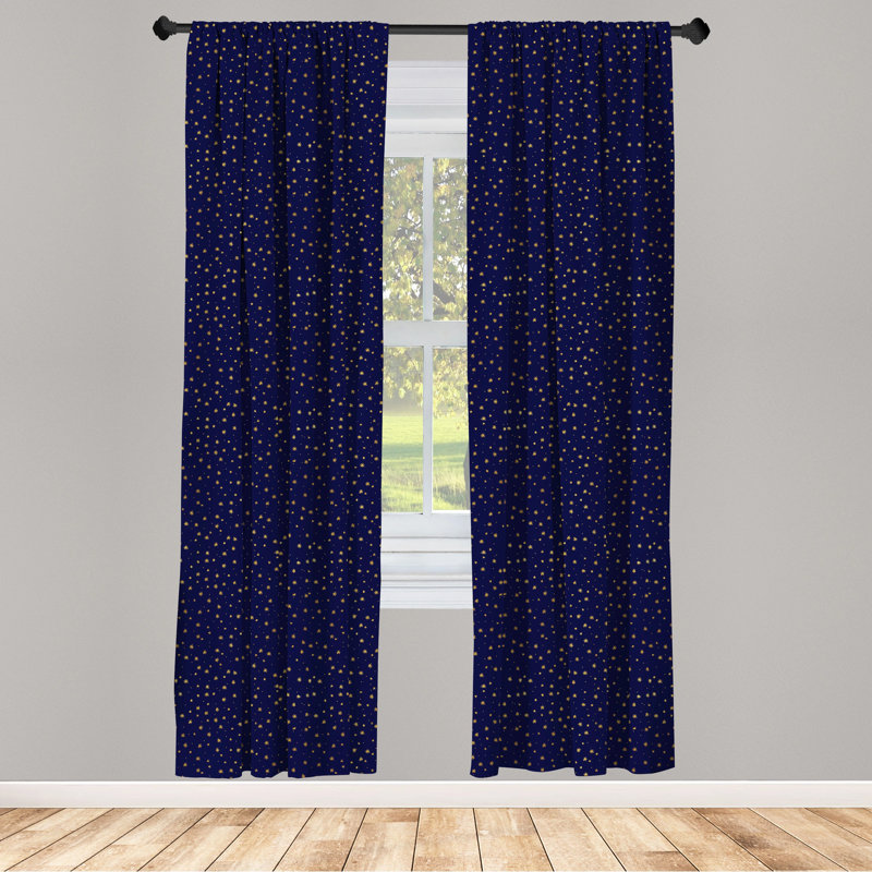Semi-Sheer Rod Pocket Curtain Panels, 28" x 95"