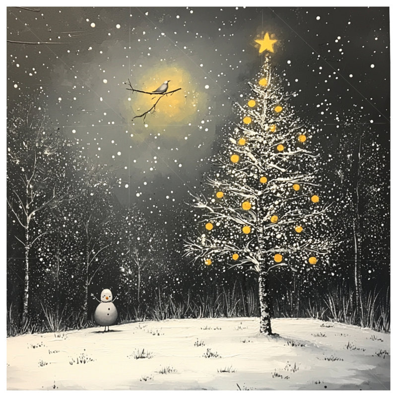 Édredon de Noël avec literie de Noël scandinave, Lit simple