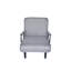 Fauteuil gris convertible en lit - revêtement confortable, support en métal robuste, tissu respirant, métal, détente