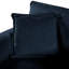 Chaise 41,91 ", chenille moderne en bleu, siège profond pour chambre à coucher et salon, canapé modulaire avec coussin décoratif bleu surdimensionné, appartement, pièce-474339128-495586829