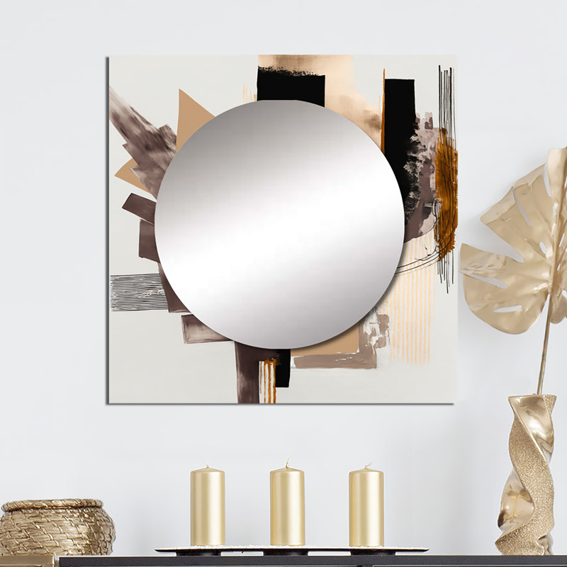 Miroir mural de salon Fairstead, 23 po x 23 po