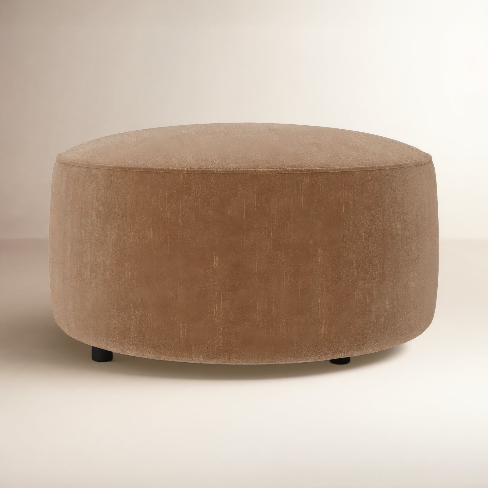 Murano Upholstered Ottoman, Andrew Cognac
