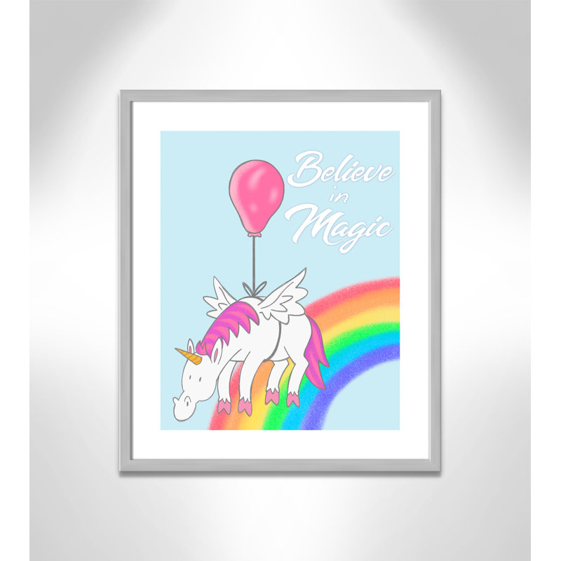 Believe in Magic 1, impression sur papier, 24.5" H x 20.5" W x 1.18" D, Encadré de boîte argent