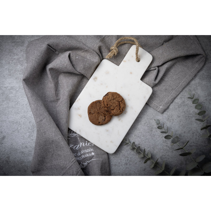Marble Cheese Board with Jute Handle