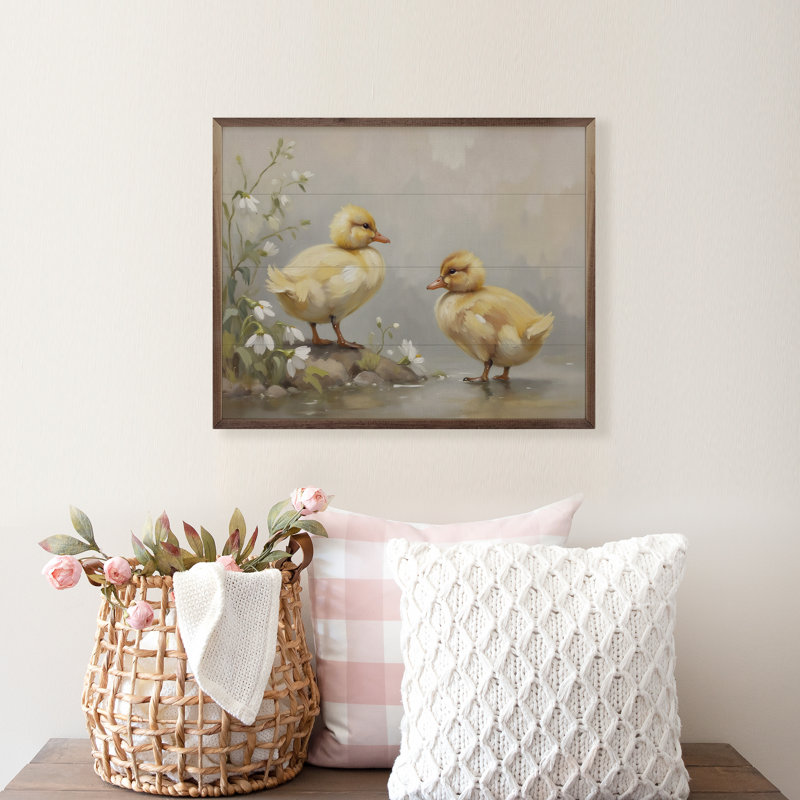 Ducklings, 24" H x 30" W