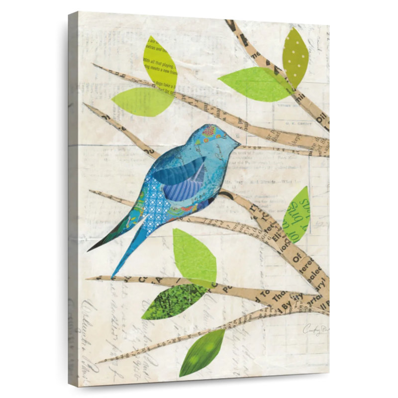 Brampt Birds In Spring I, 12" H x 8" W