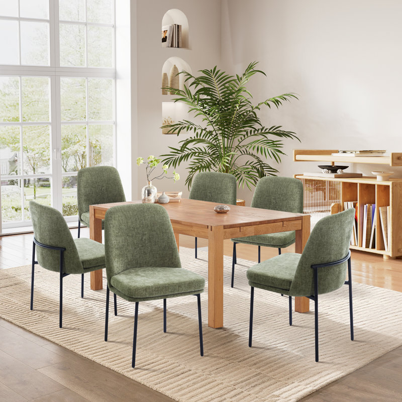 Chaise rembourrée Parsons, F - vert