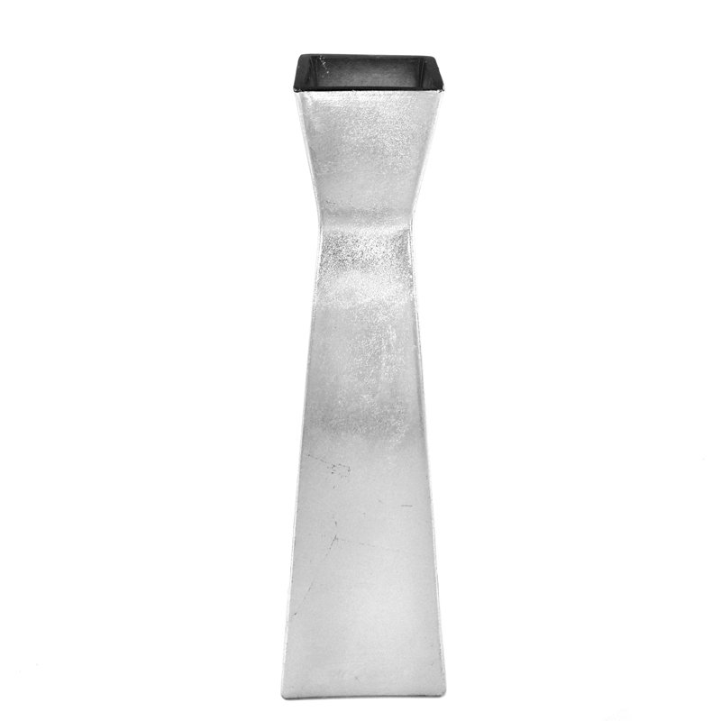 Handmade Glass Table Vase, Silver