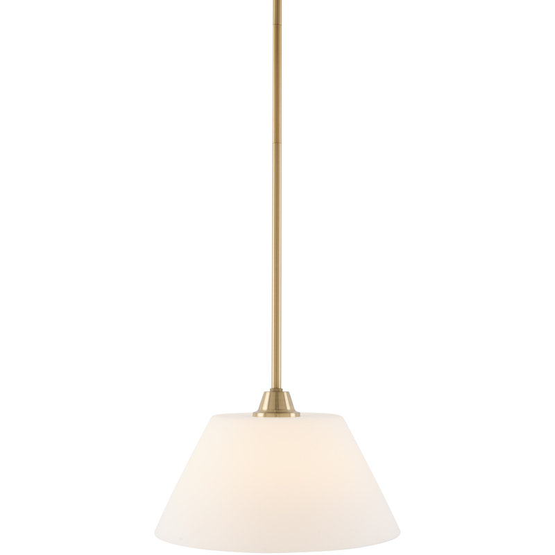 Luminaire suspendu Ellison, Brass, White