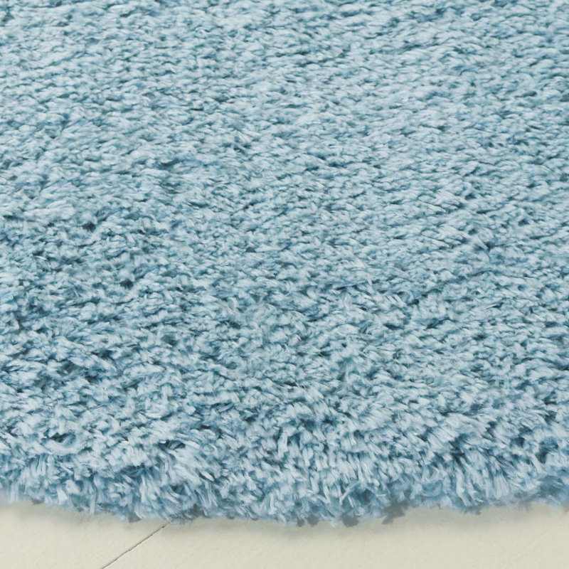 Jaydn Indie Shag Performance Solid Color Rug, Round 4'