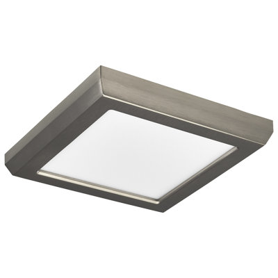 Blink Performer 8 Watt LED 5 Inch Square Fixture Brushed Nickel Finish 5 CCT Selectable -  Nuvo, 62/1907