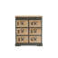 Modern Vintage 6 Drawer Chest Of Drawers Numbered Apothecary Style Solid Mango Wood Side Table