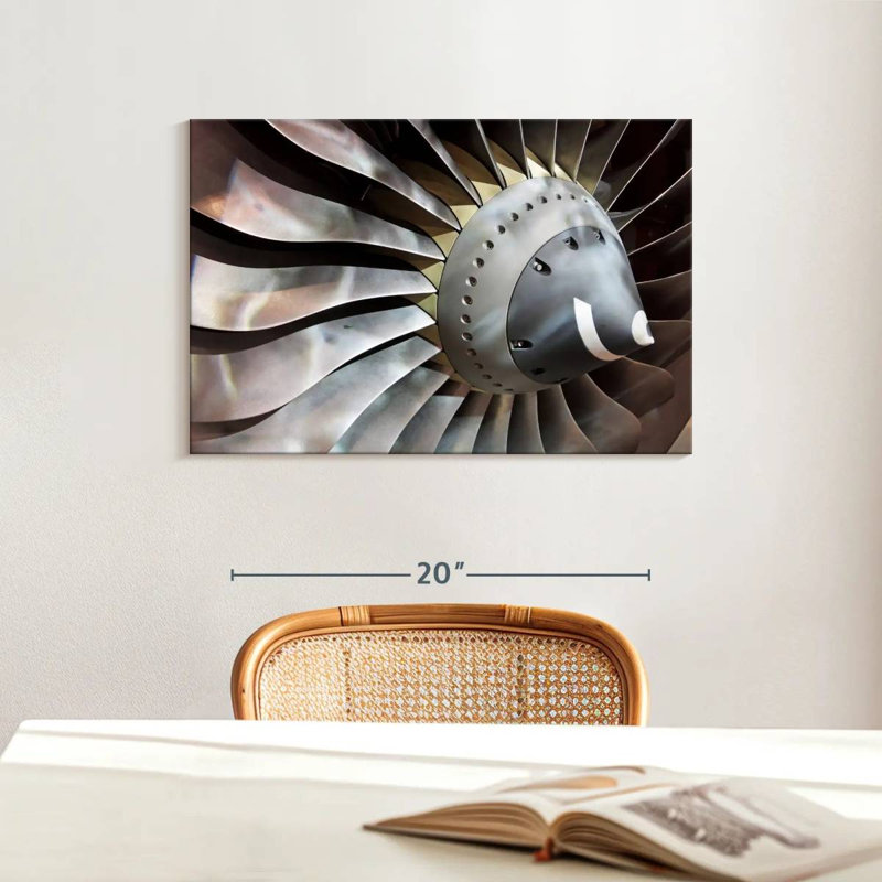 Mehar Aircraft Turbo Engine, 16" H x 24" W