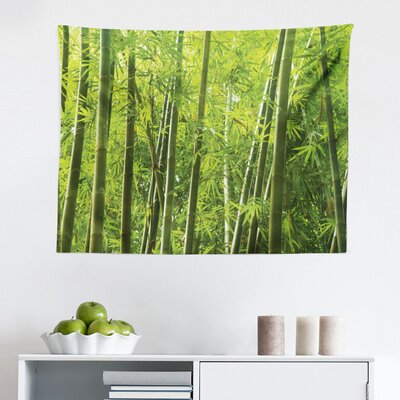 Ambesonne Bamboo Print Tapestry, Exotic Tropical Forest Fresh Color Nature Wild Trees And Leaves, Fabric Wall Hanging Decor For Bedroom Living Room Do -  East Urban Home, A064900F4ECC4AFCAFFA1717A5EF62B9