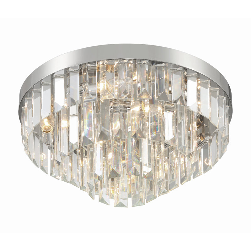 Cyrenna Glass Flush Mount