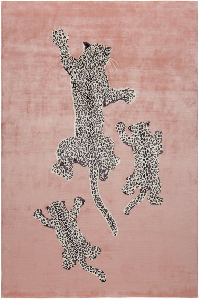 Diane von Furstenberg Climbing Cubs Area Rug, Rectangle 9' x 12'