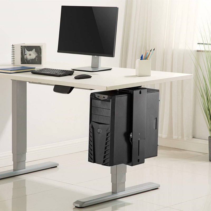 58.3cm H x 17.5cm W CPU Holder, Black