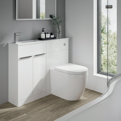 1000mm Combined Vanity Unit with Toilet Included